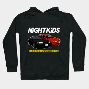 Initial D - Night Kids Print Hoodie